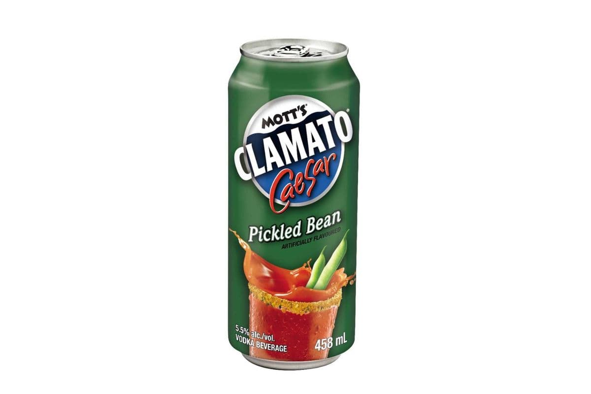 Mott's Clamato Caesar Pickled Bean Single Can (1 x 458ml)