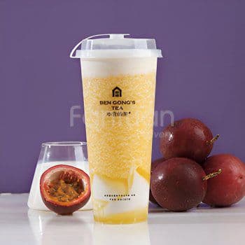 Passion fruit cheese Slush / 百⾹果芝⼠