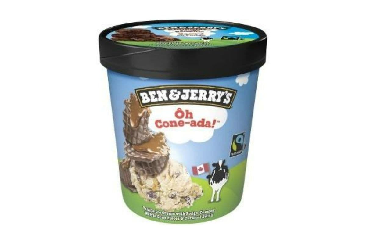 Ben & Jerry's Ice Cream - Oh Cone-Ada Ice Cream (473ml)
