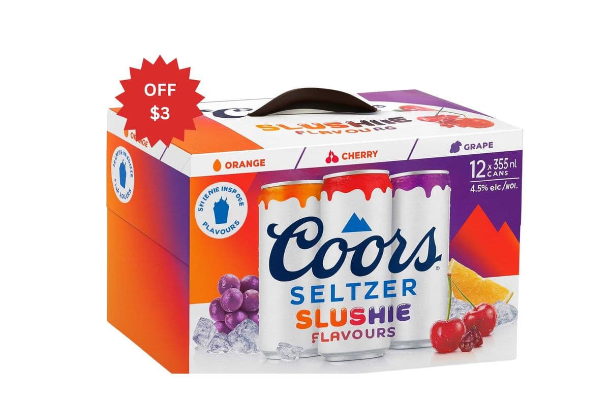 Coors Seltzer Slushie 12PK (12 x 355 ml Can)