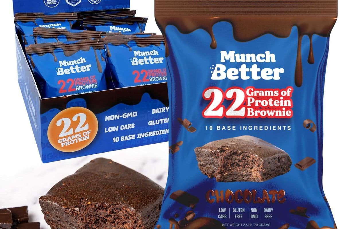 Munch Better Protein Brownies