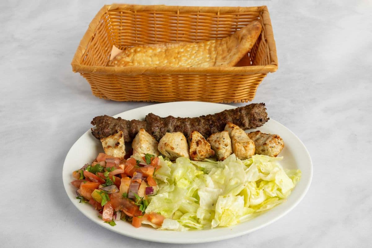 Chicken Kofta Salad/Naan