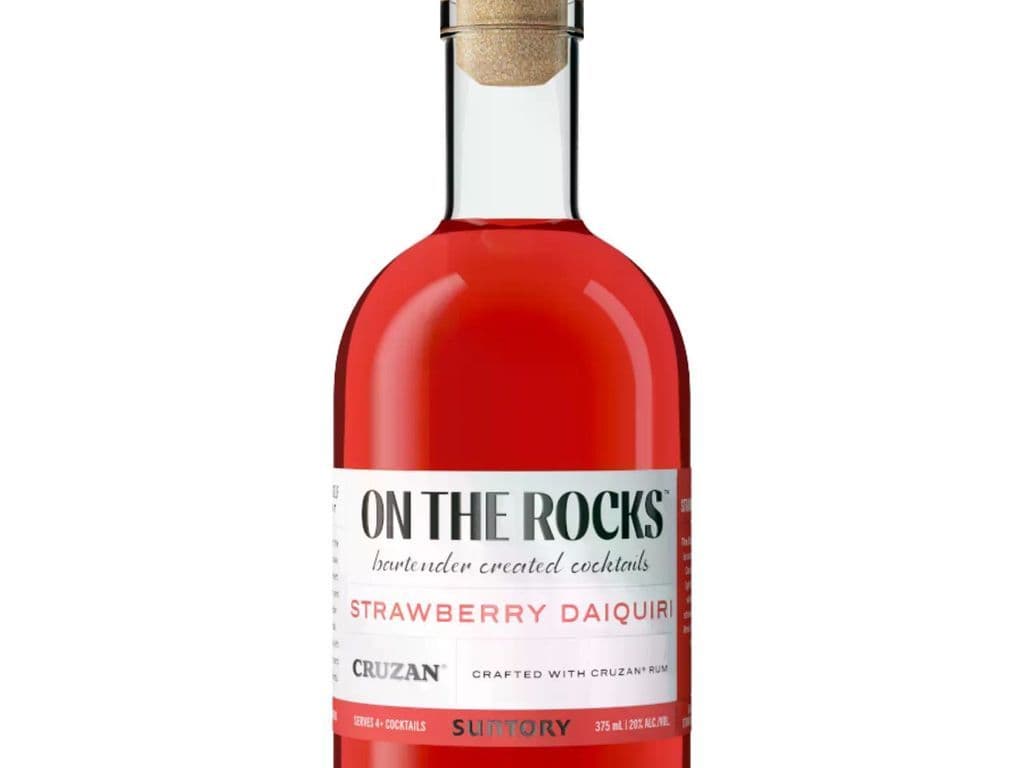 ON THE ROCK Strawberry Daiquiri, 375ml