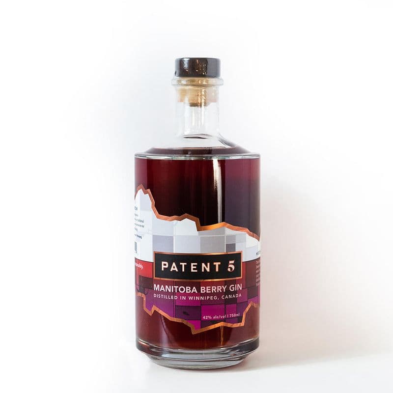 Patent 5 Manitoba Berry Gin 375ml (1 x 375 ml)