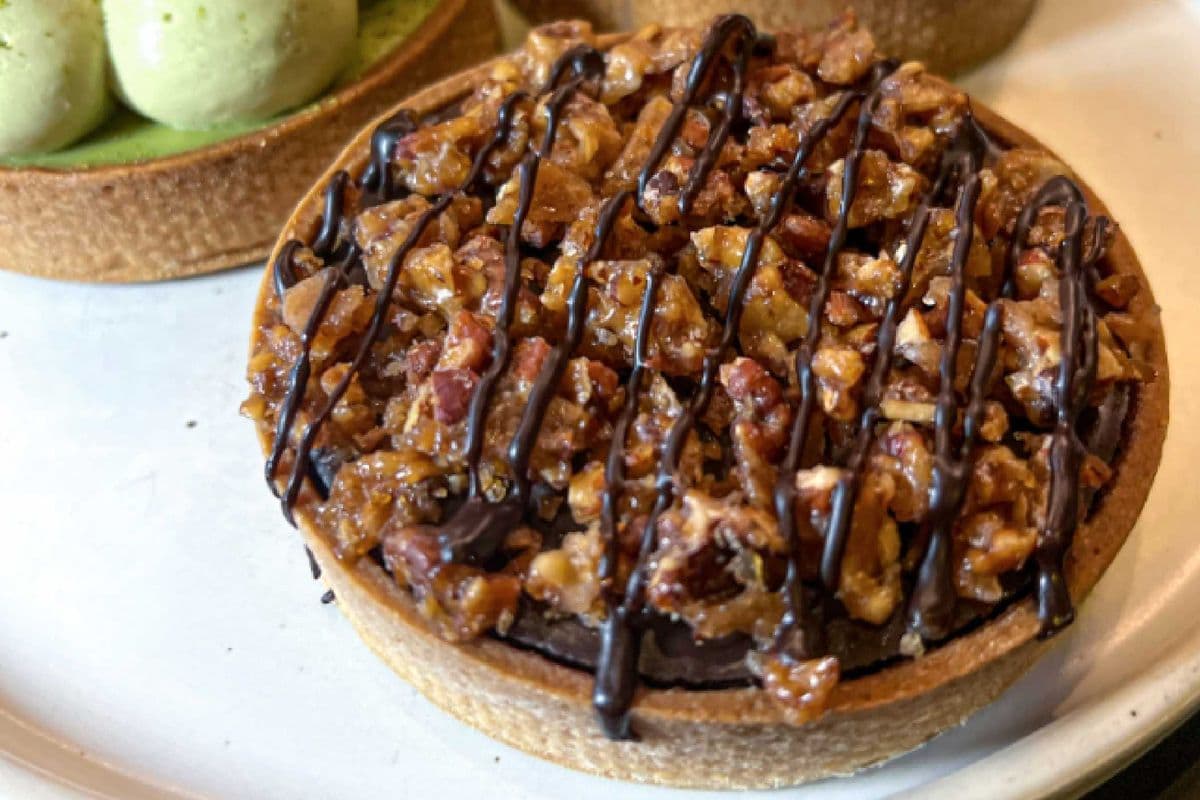 Nougatine Dark Chocolate Tart