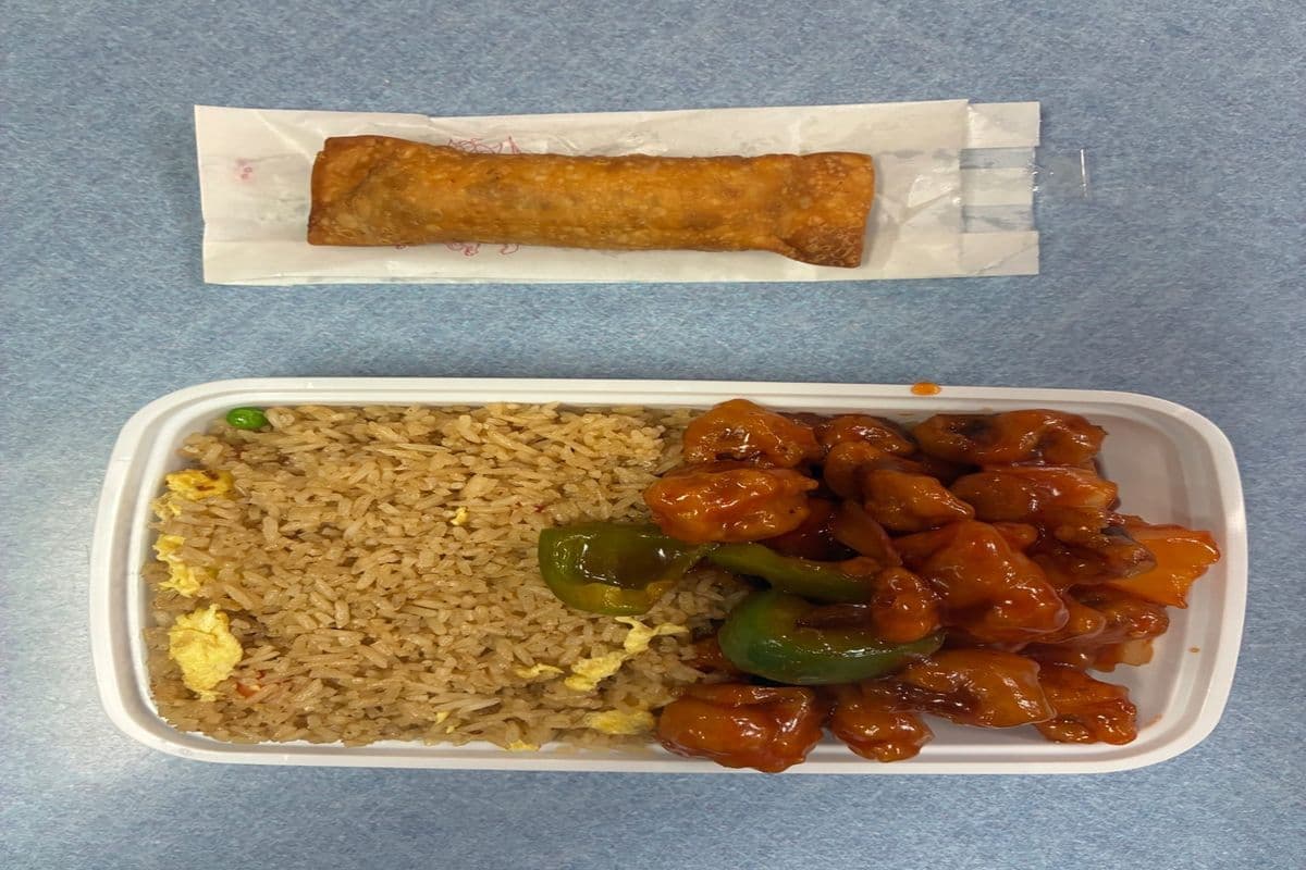 119B. Tangy Pineapple Pork Combo