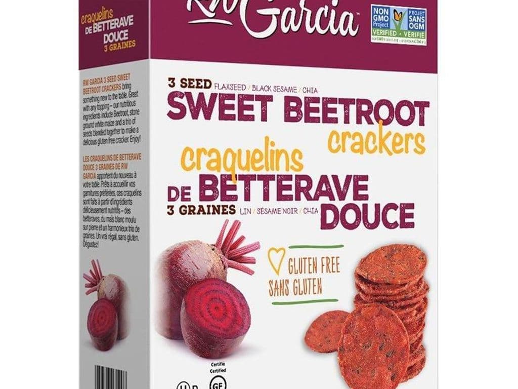 RW GARCIA SWEET BEETROOT CRACKERS 180G