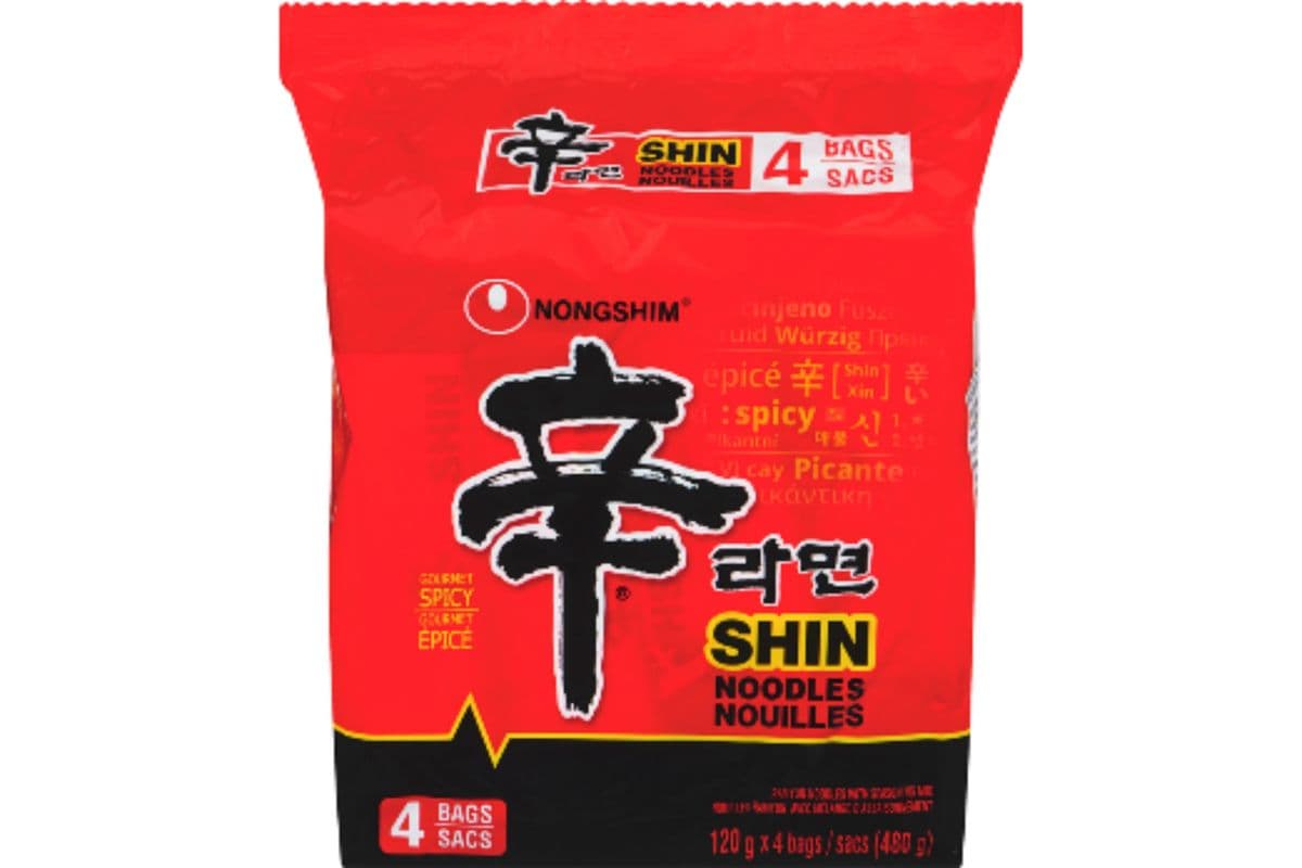 Nongshim - Shin Noodle Soup Ramen Noodles With Soup Mix Gourmet Spicy (480g)