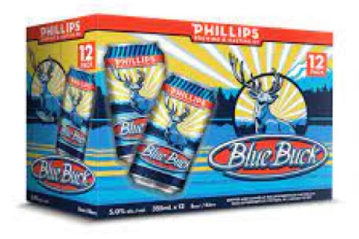 Phillips Brewing Blue Buck Ale - 12x355mL Cans (12 x 355ml)