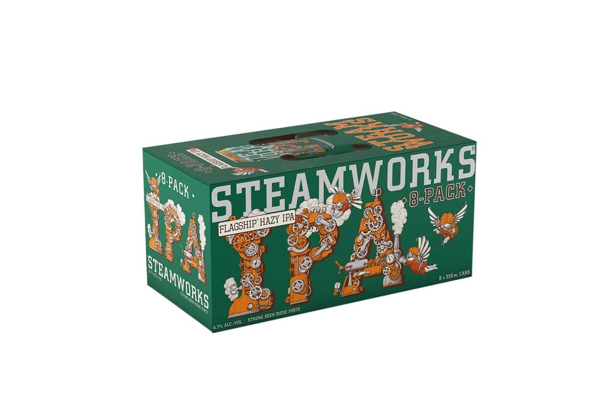 Steamwork Flagship Hazy IPA (8 Pack) (8 x 355 ml Cans)