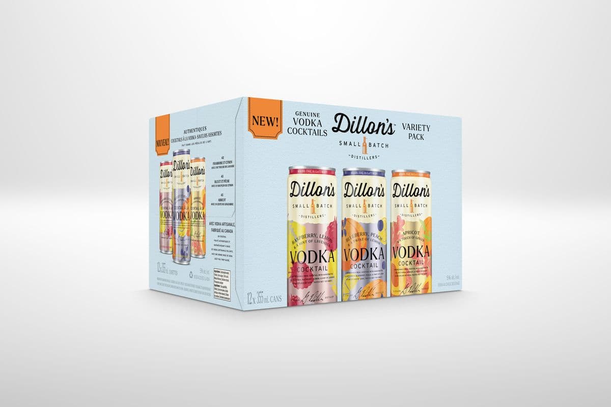 Dillon's Vodka Cocktail Variety Pack (12 x 355 ml)