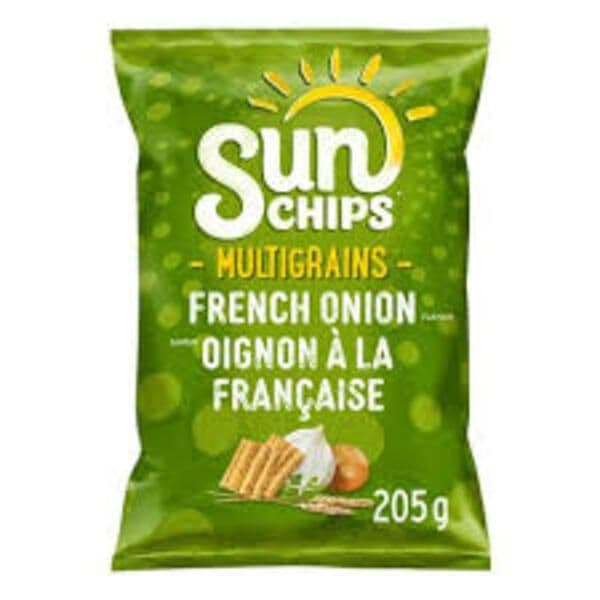 Sun Chips Saveur Oignon a la Francaise 205g/ Sun Chips French Onion 205g