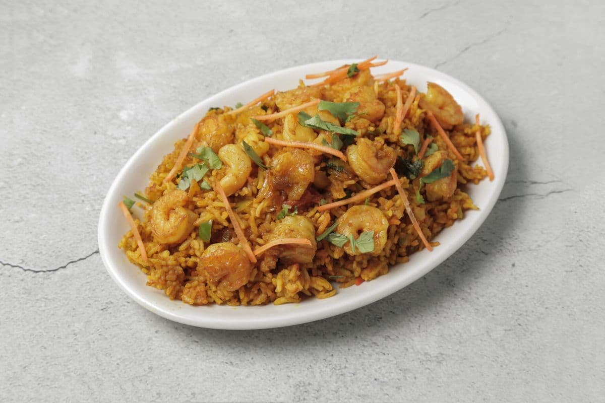 Biryani aux crevettes / Shrimp Biryani