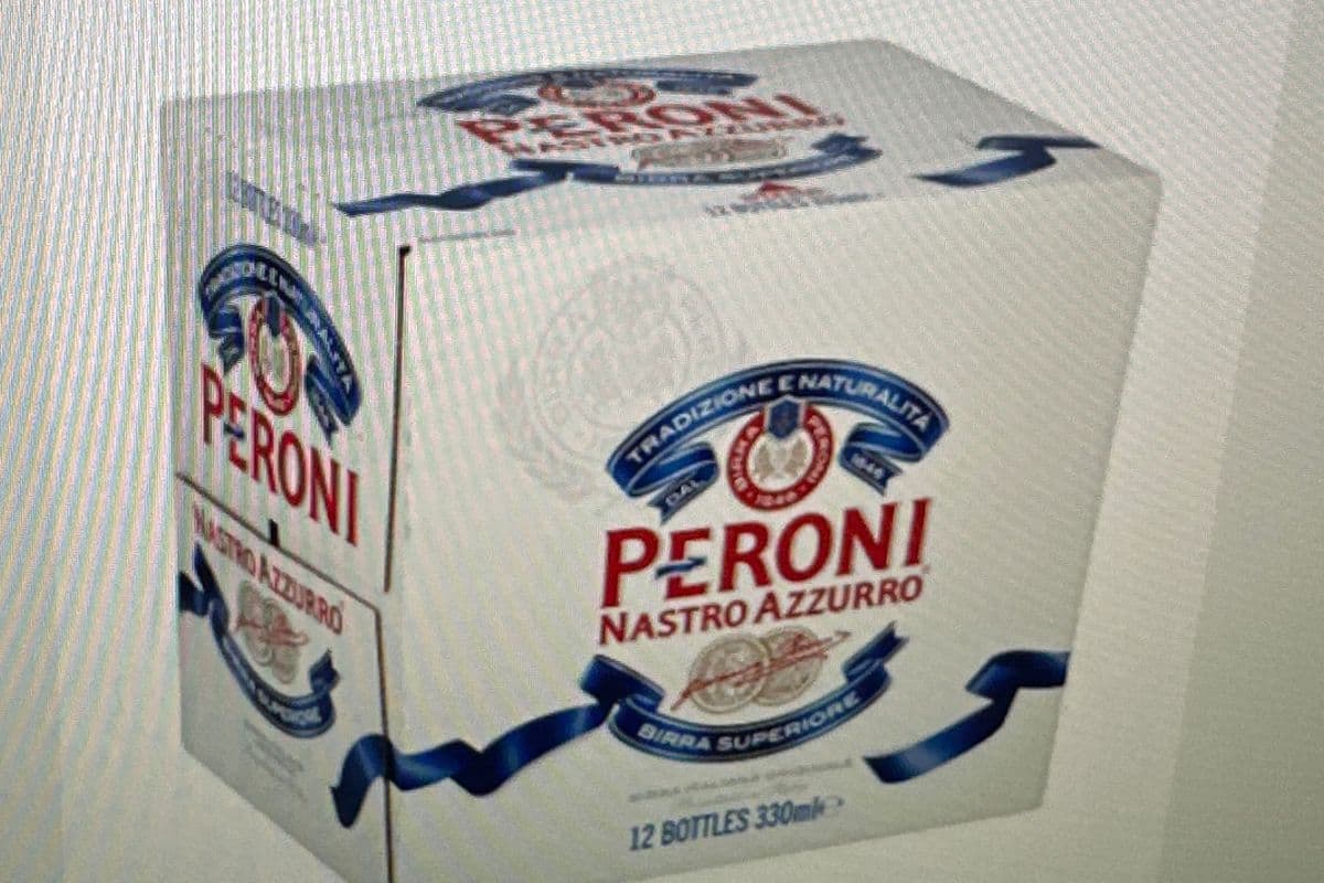 Peroni Nastro Azzurro Beer (12 x 330 ml)