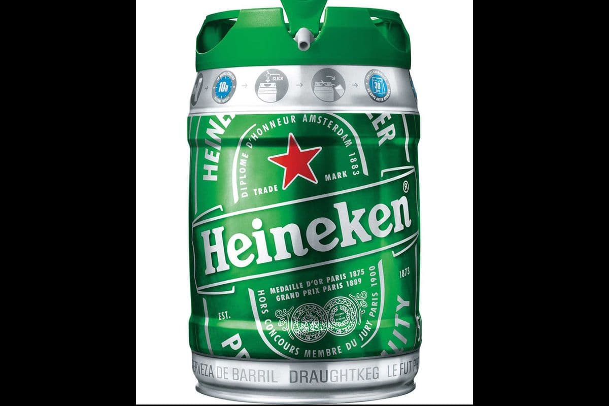 HEINEKEN KEG (1 x 5 LITRE) (1 x 5000ML)
