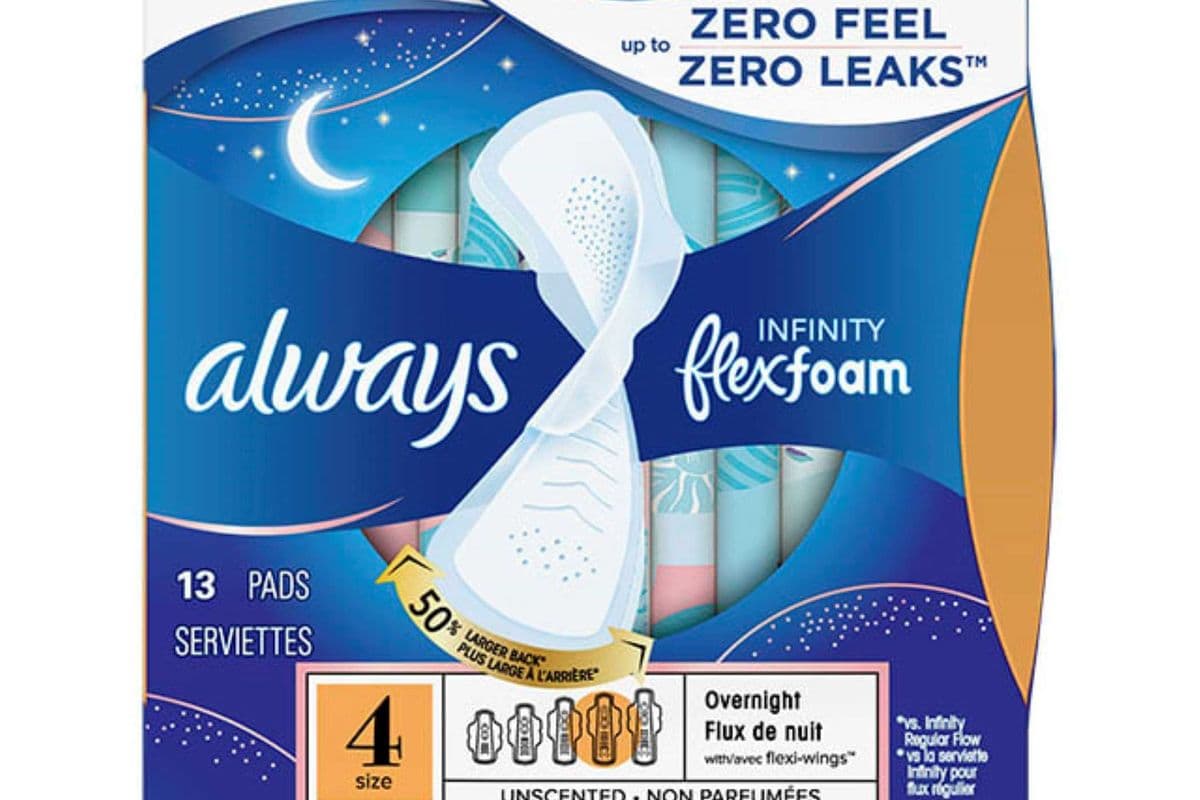 Always - Infinity FlexFoam - Size 4 - 13 Pads