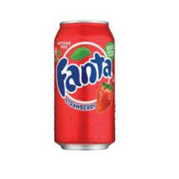 Fanta Boisson Gazeuse Fraise 355ml/ Fanta Sparkling Beverage Strawberry 355ml
