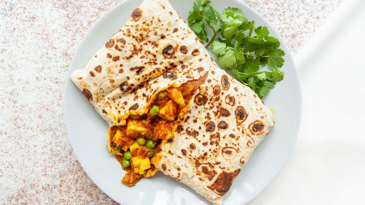 Chicken Jalfrizi Roti