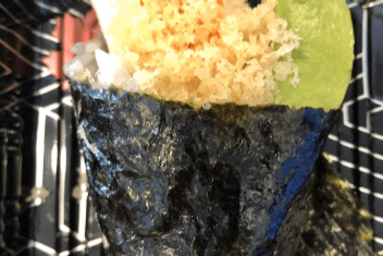 H7 Spicy Avocado & White Fish Hand Roll (Sushi Cone)