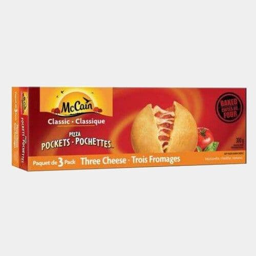 McCain Pizza Pochettes trois fromages (3 paquet) / McCain Pizza Pocket Three Cheese (3 pack)