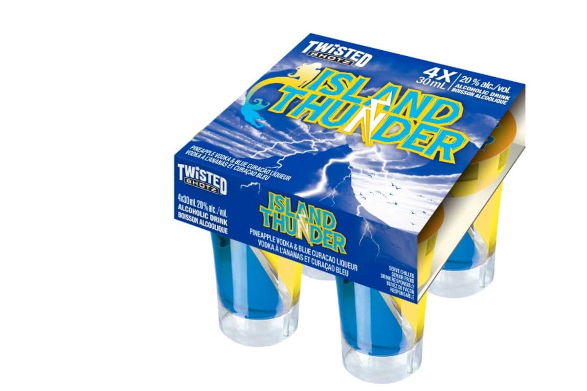 ISLAND THUNDER ( TWISTED SHOTZ ) (4 x 30ML)