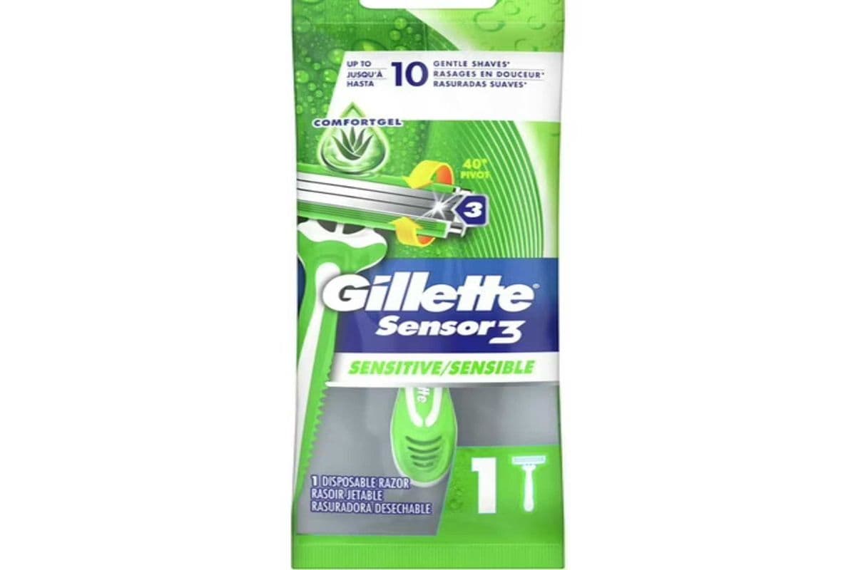 Gillette Sensor 3 disposable razor