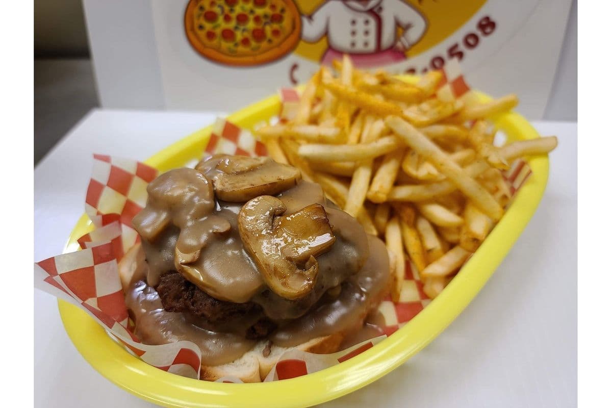 Hot Hamburger Meal