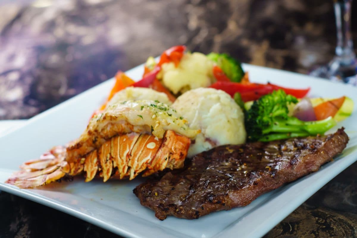 Steak and Lobster Tail