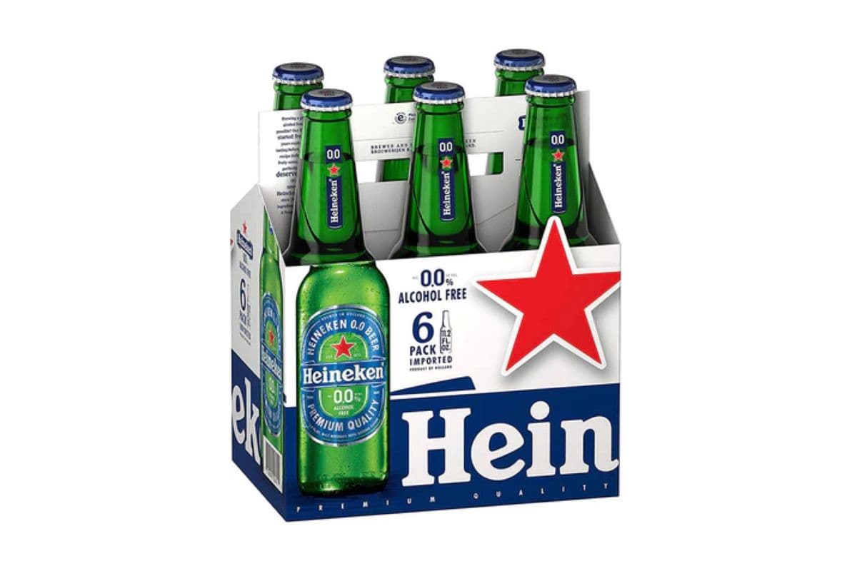 Heineken Zero Alcohol (6 x 330mL Bottles)