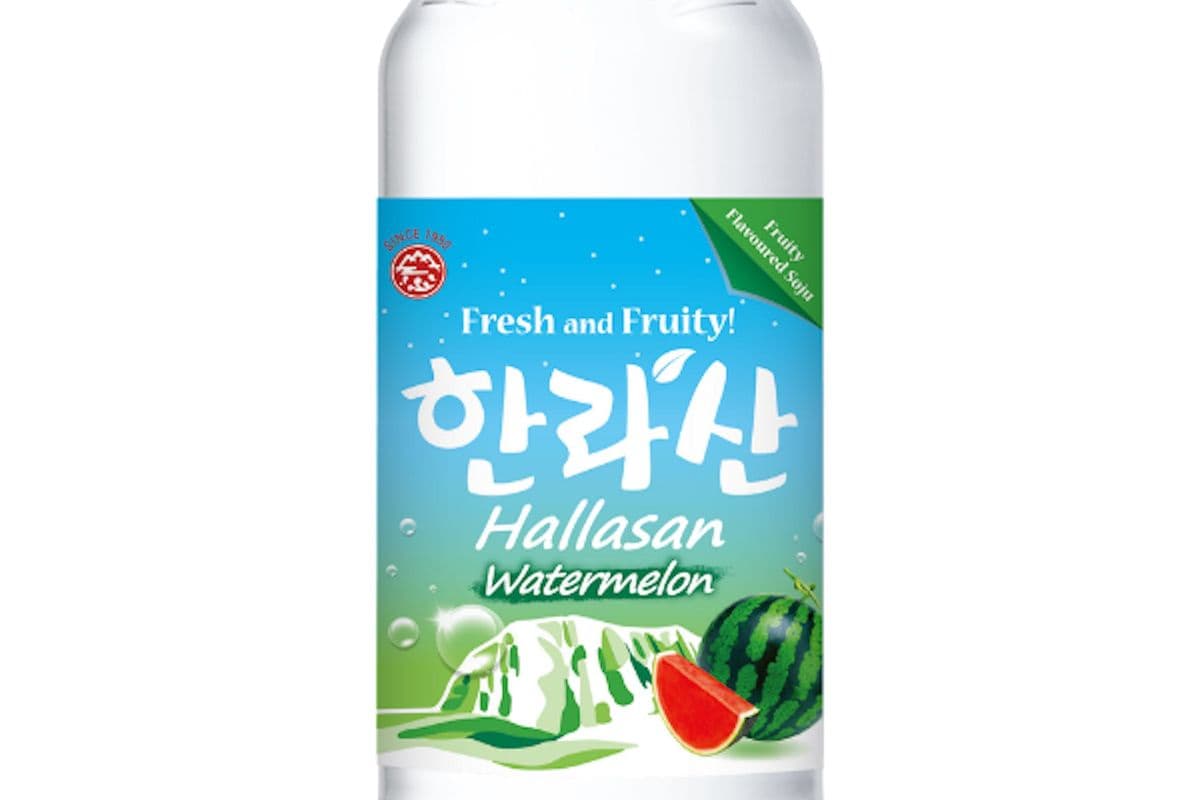 HALLASAN SOJU - WATERMELON 375ML (1 x 375ML)