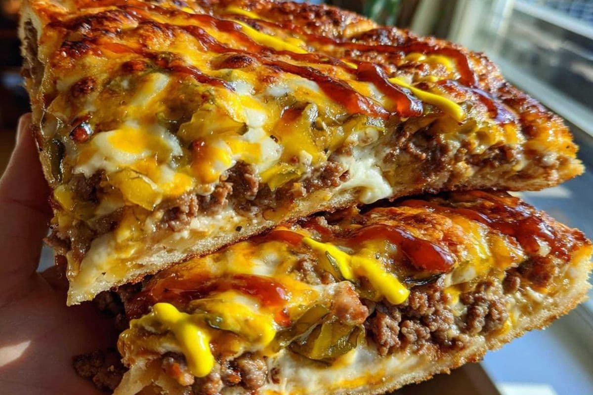 13. 14" Large Cheeseburger Pizza