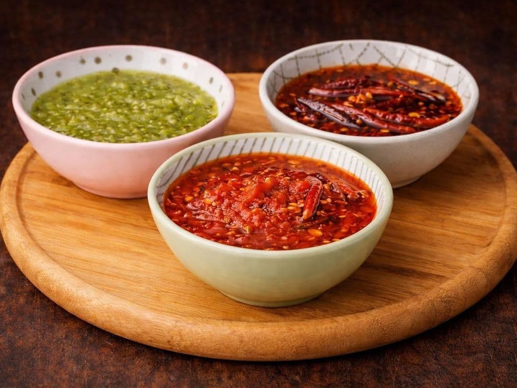 Trio of Salsas with Totopos