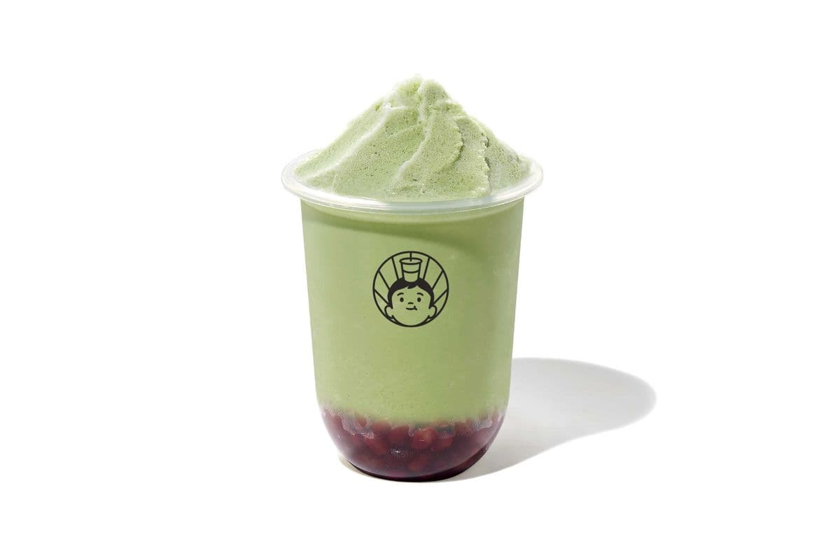 Matcha Red Bean Yogurt Slush 抹茶红豆酸酸冰