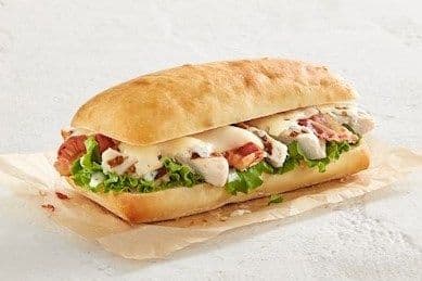Chicken caesar on a ciabatta