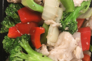 K8. Black Pepper Sauce Fried Veggie
