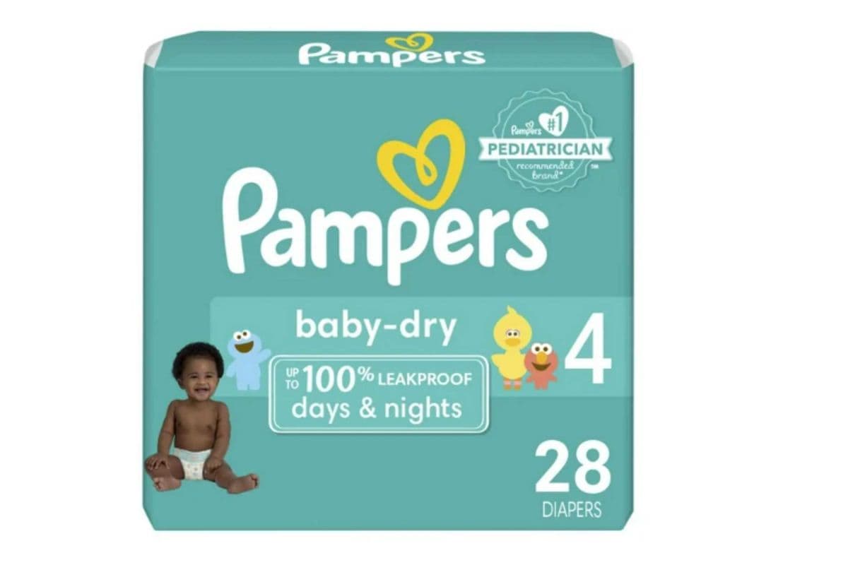 Pampers Baby Dry for 10-17 kg 28 Diapers (28 Diapers)