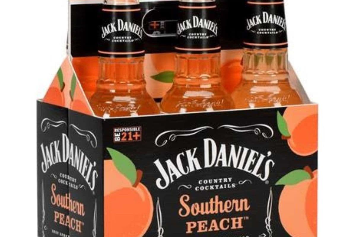 Jack Daniel's Country Cocktails- Southern Peach (6 Pack) (6 x 296ML GLASS BOTTLES)