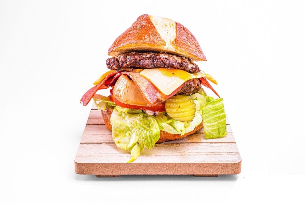 Ham Bun Beef Burger