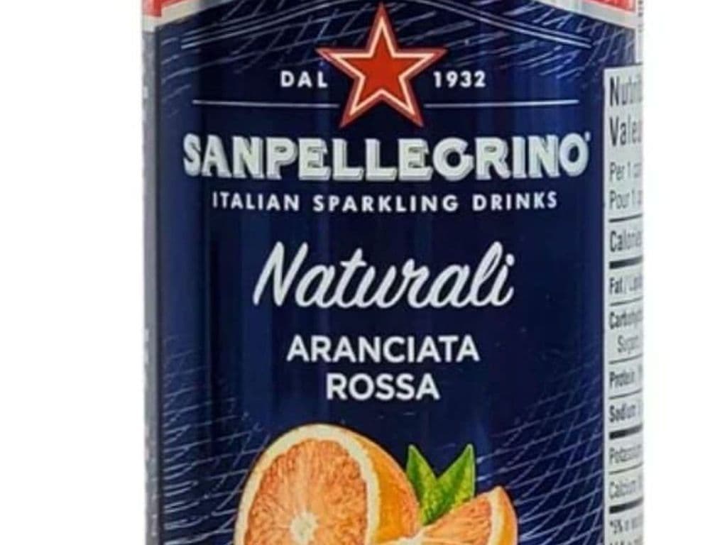 Sanpellegrino Fruit Soda 330ml Can Aranciata Rossa