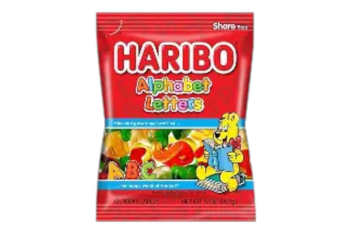 Haribo Alphabet Letters (142gm) (110 Cal)
