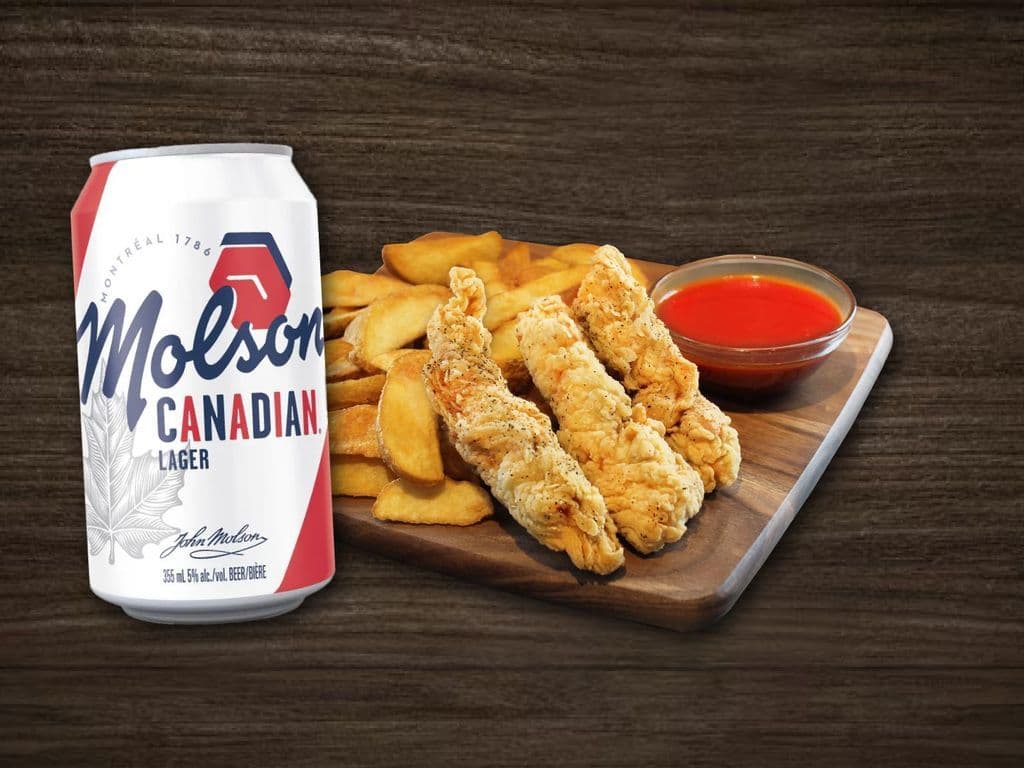 Chicken Fingers Combo - With A Beer