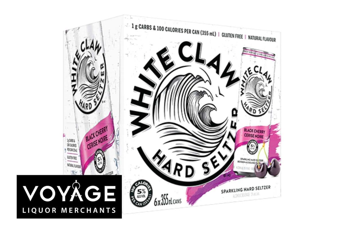White Claw Black Cherry Hard Seltzer (6 x 355 ml)