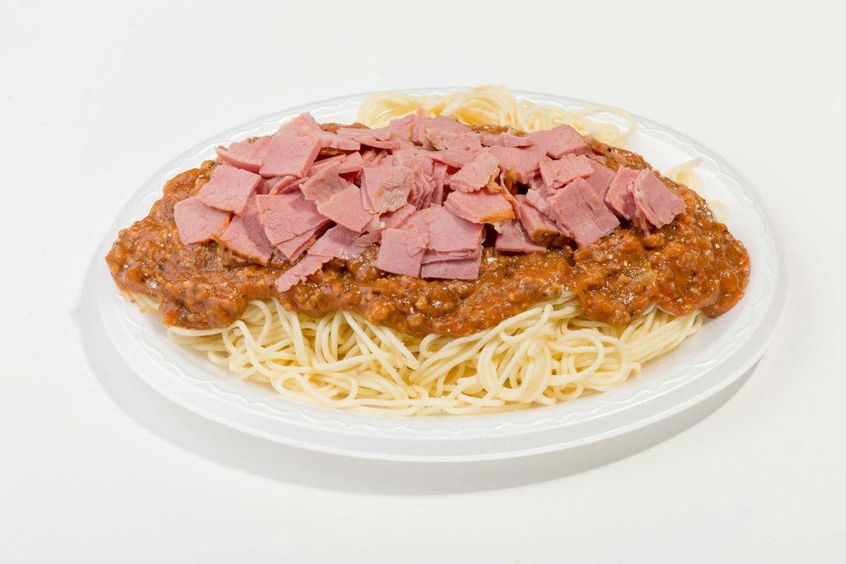 Spaghetti à la viande fumée