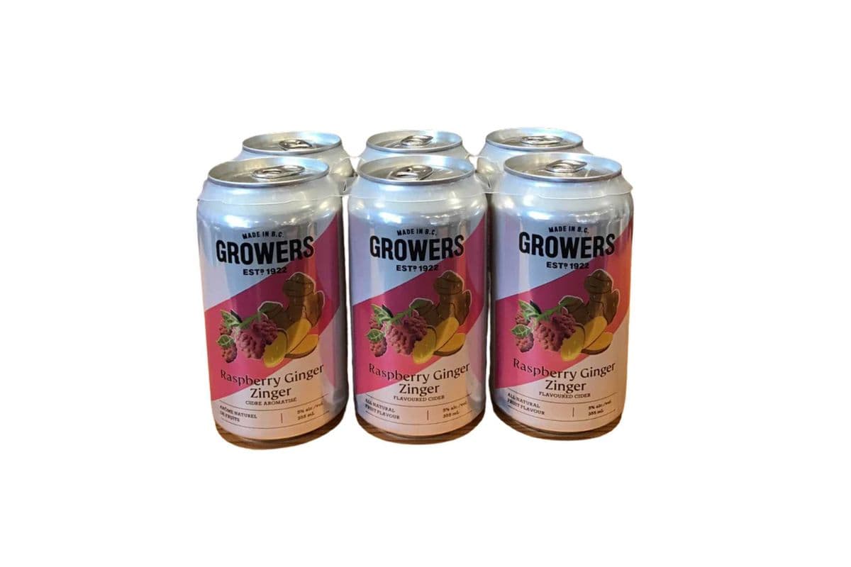 Growers Field Raspberry (1 x 355mL x 6 Cans  )
