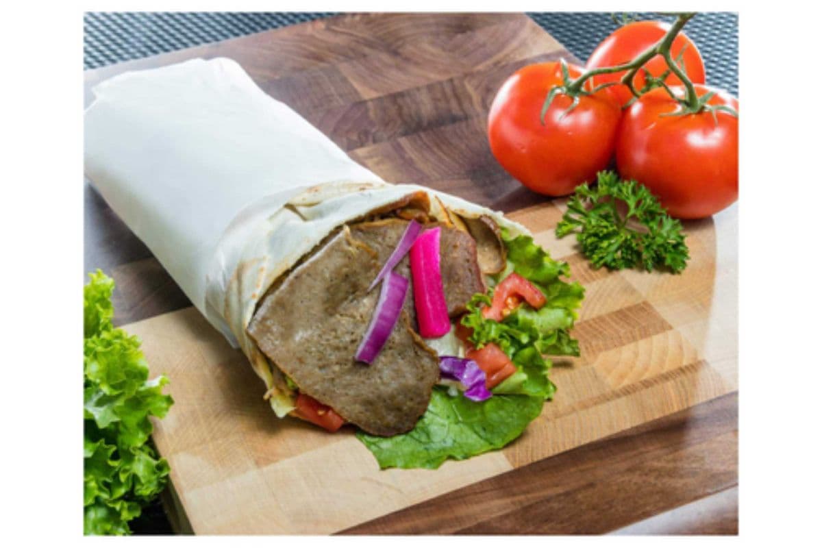 Mix lamb and beef Donair Wrap