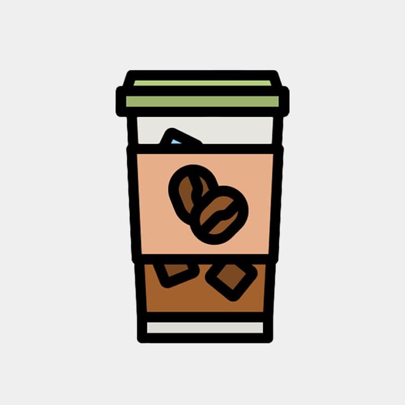 Americano café glaçé 16oz / Americano Iced Coffee