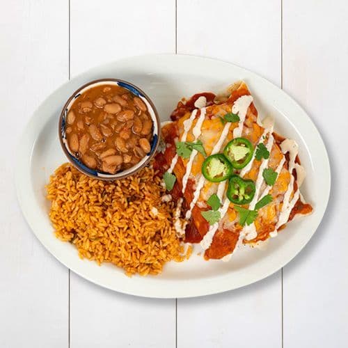 Texican Chicken Enchiladas