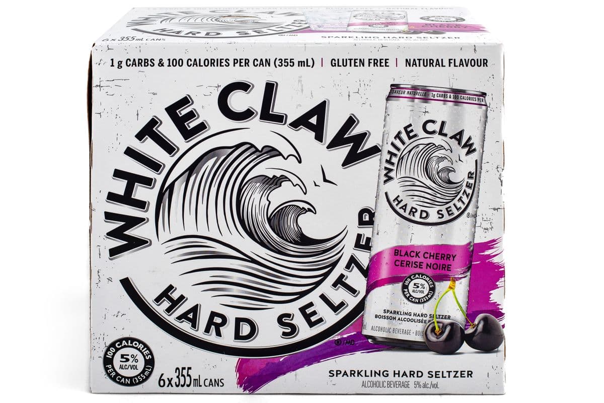 White Claw Black Cherry (6 Cans) (1 x 355ml)