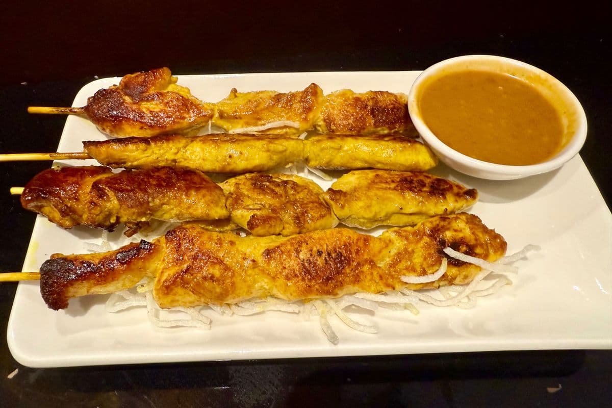 9. Satay Chicken (4 pcs)