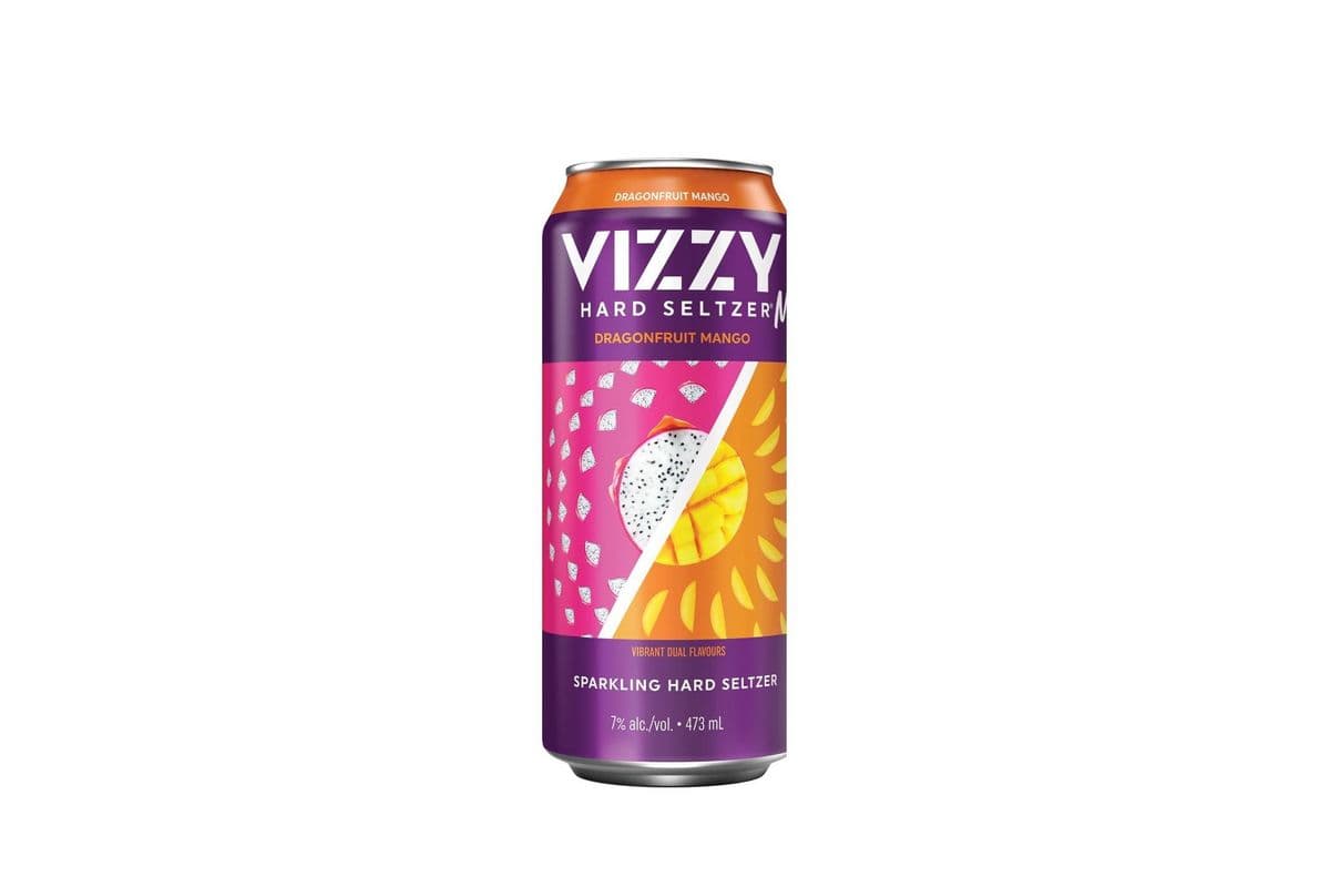 Vizzy MAX Dragonfruit Mango Hard Seltzer (1 x 473mL Can)